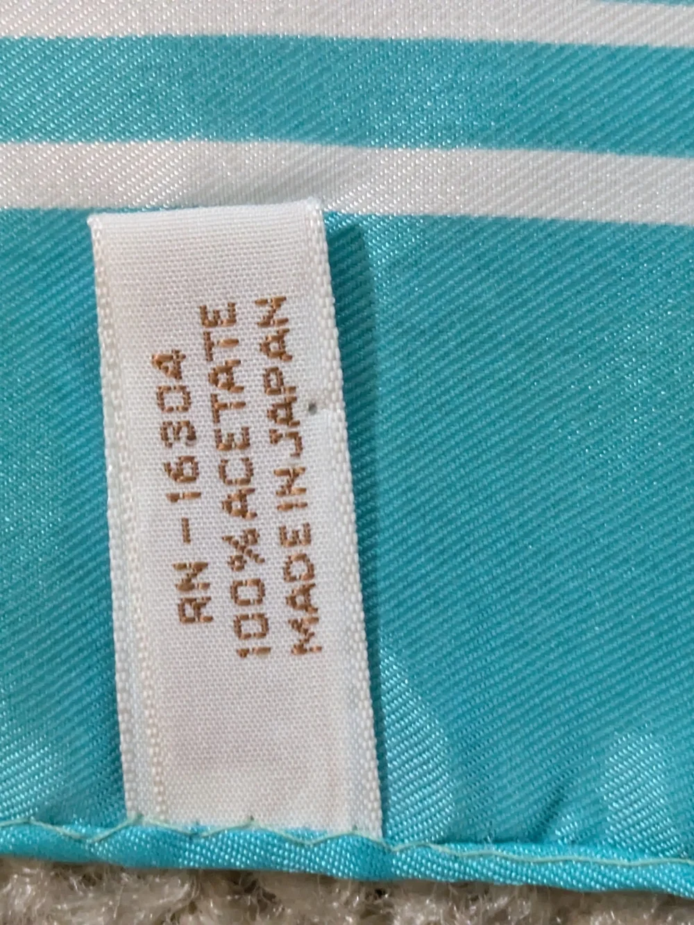 Turquoise Nautical Decorative Scarf - Home Accent